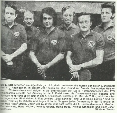 Ein sportlich überragendes Jahr beim TTC