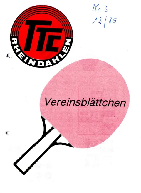 Vereinsblättchen Nr. 3