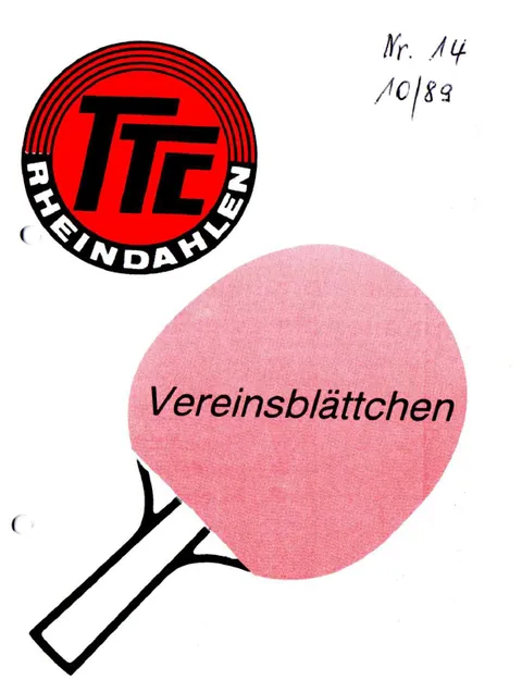 Vereinsblättchen Nr. 14