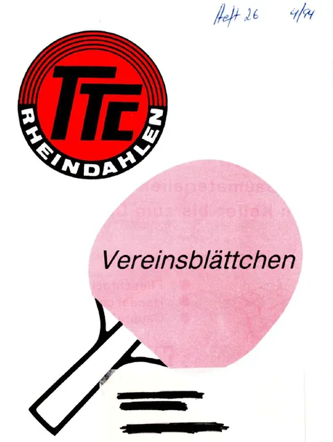 Vereinsblättchen Nr. 26