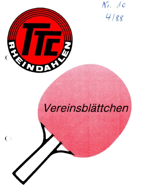 Vereinsblättchen Nr. 10
