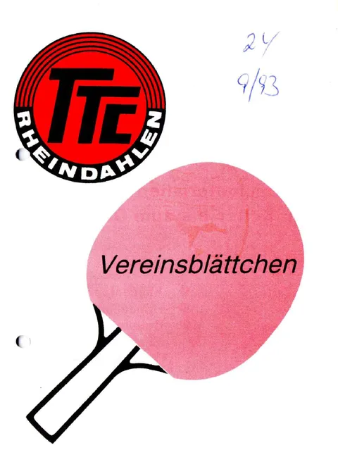 Vereinsblättchen Nr. 24