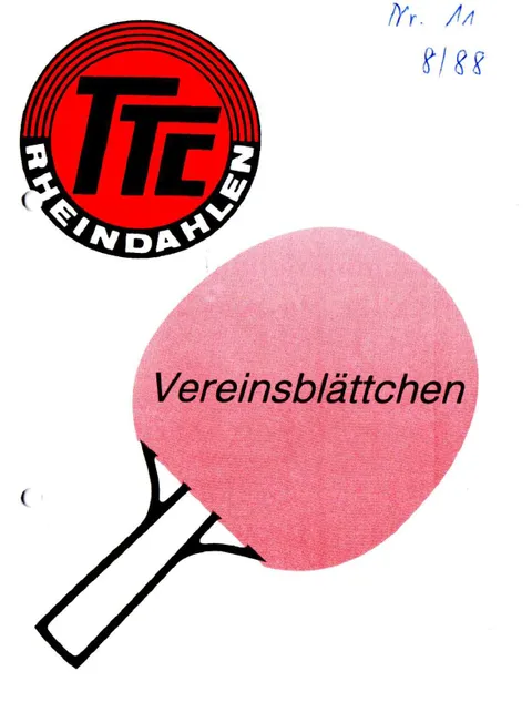 Vereinsblättchen Nr. 11