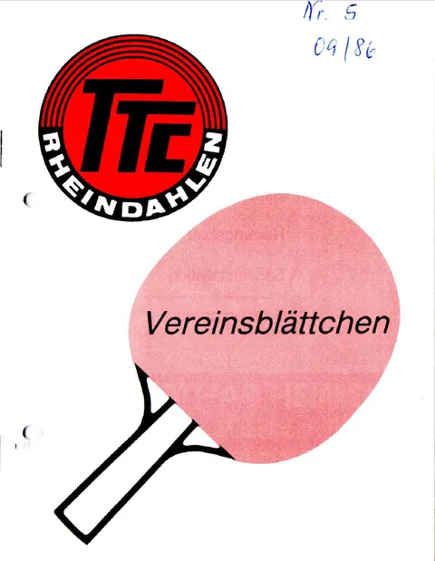 Vereinsblättchen Nr. 5