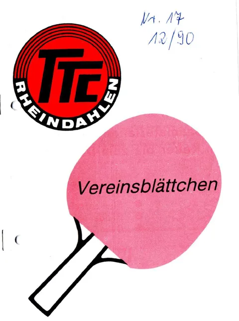 Vereinsblättchen Nr. 17