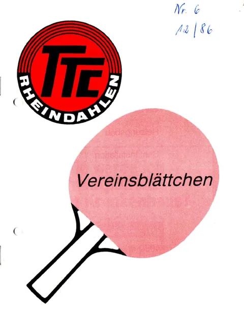 Vereinsblättchen Nr. 6
