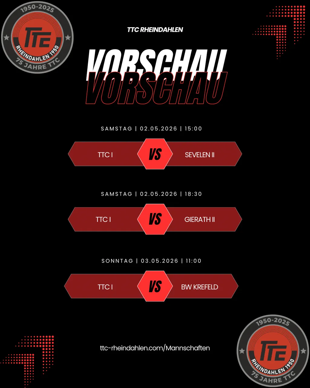 ++ Wochenvorschau KW 18: Aufstiegsrelegation🔥🔥 ++